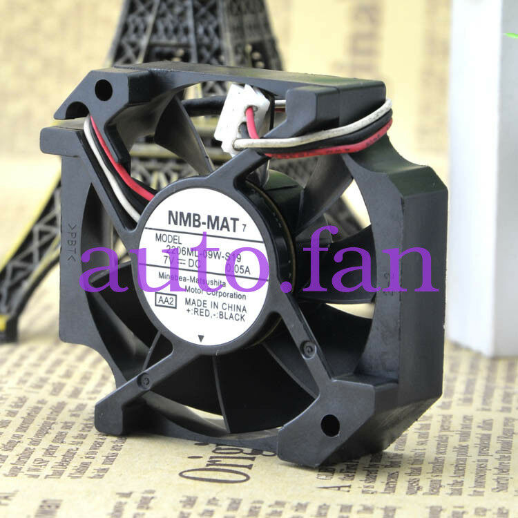 For NMB 2206ML-09W-S19 58 X52 x17mm Fan 7V 0.05A 3Pin 483