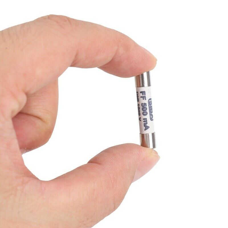 1000V 500mA 6.3 x 32mm White Ceramic Fuse for Multimeter W6H5H5