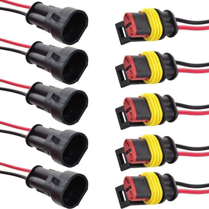 2 Kit Car Wire Connector, Waterproof Electrical Terminal, Plug for motorcycles