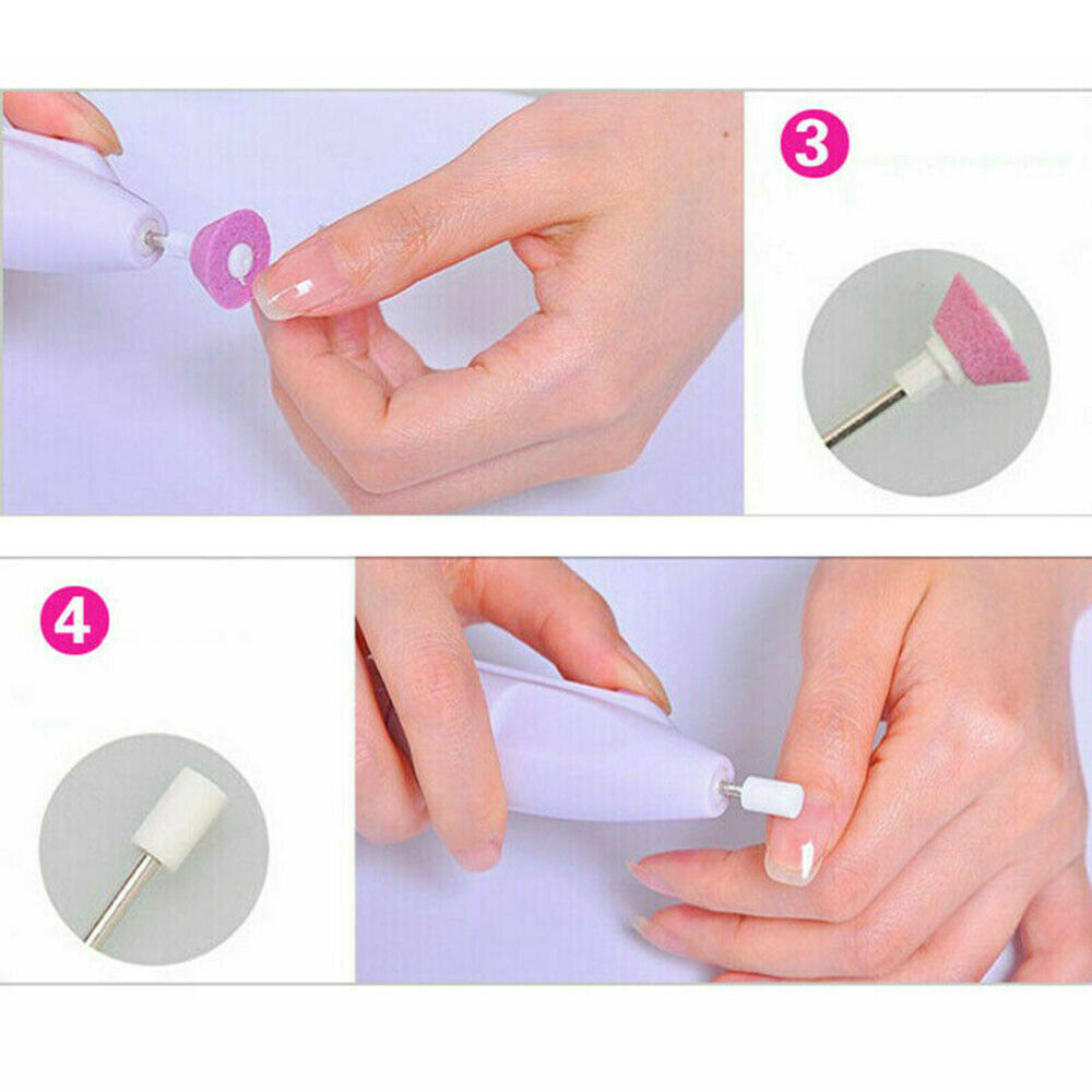 Electric Pop Nail Sander Grinding Pen Sanding Machine File Polishing Art Tool