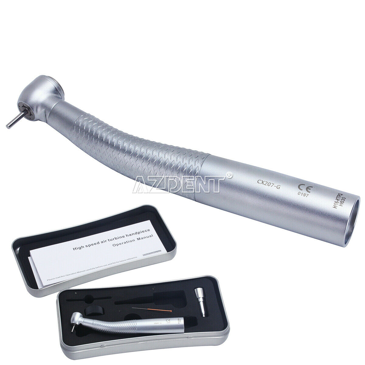 3 X Nsk Style Dental Fiber Optic LED High Speed Handpiece Push button