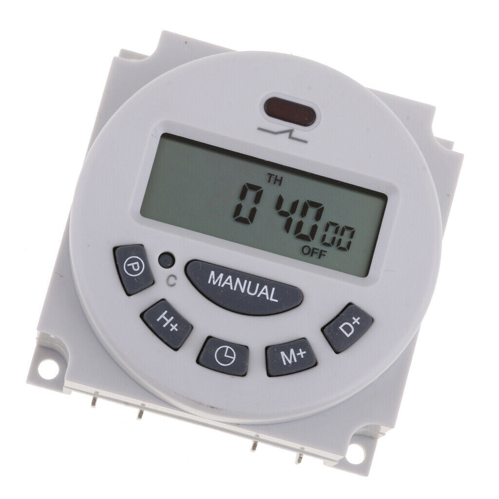 New LCD Digital Weekly Programmable Power Timer Time Relay Switch 12V