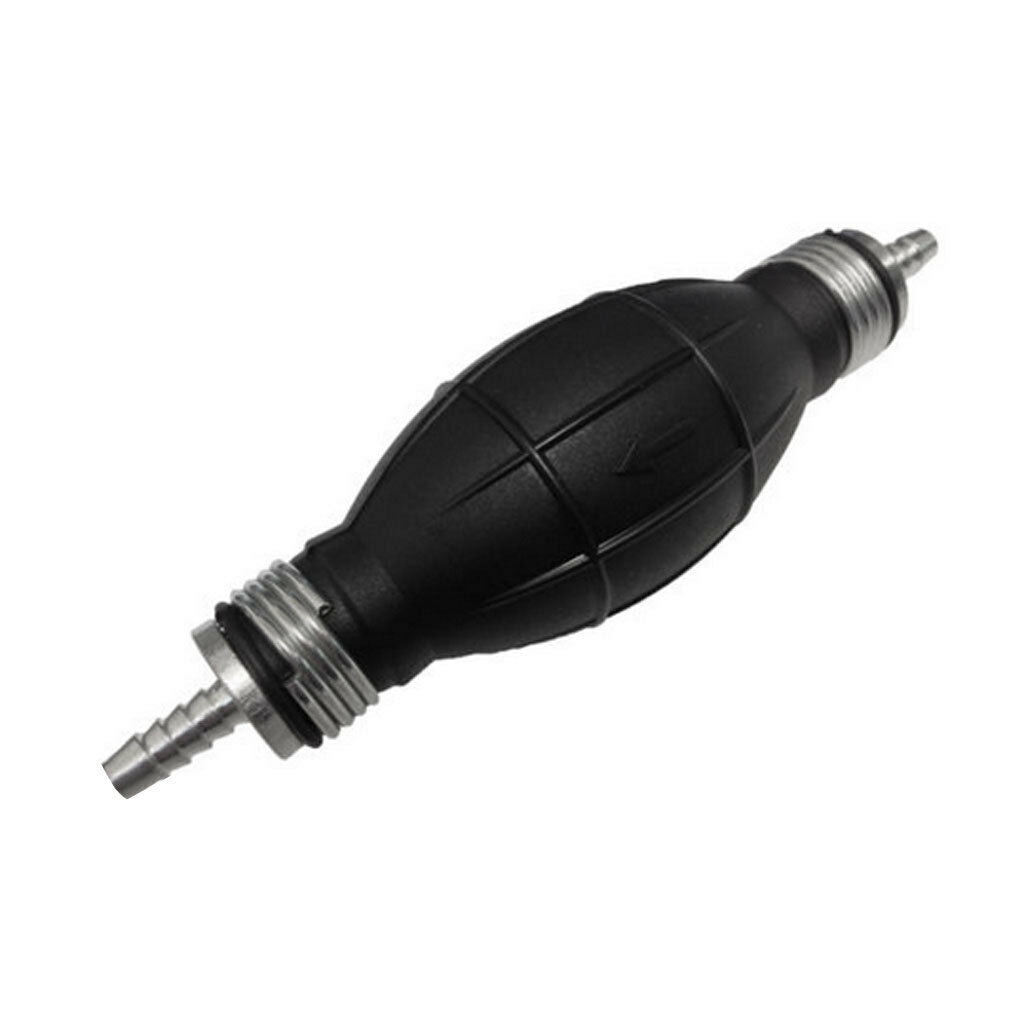 6mm-1/4 Straight Fuel Line Syphon Pump Primer Bulb Ball Boat Petrol Marine