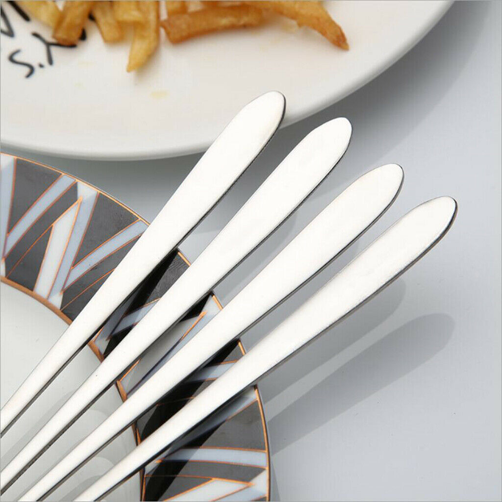 Stainless Steel Bar Cocktail Spoon Stirring Spoon Long Handle Coffee Spoon