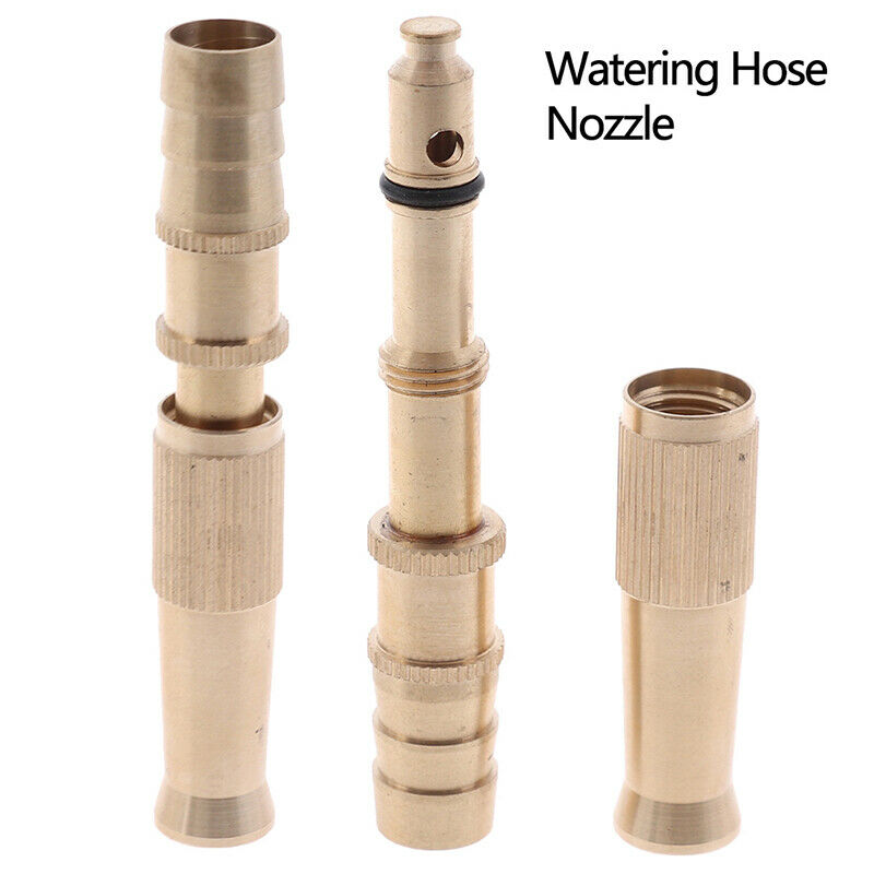 Garden Brass Adjustable Spray Gun Hose Nozzle High Pressure Copper Car Wa.l8