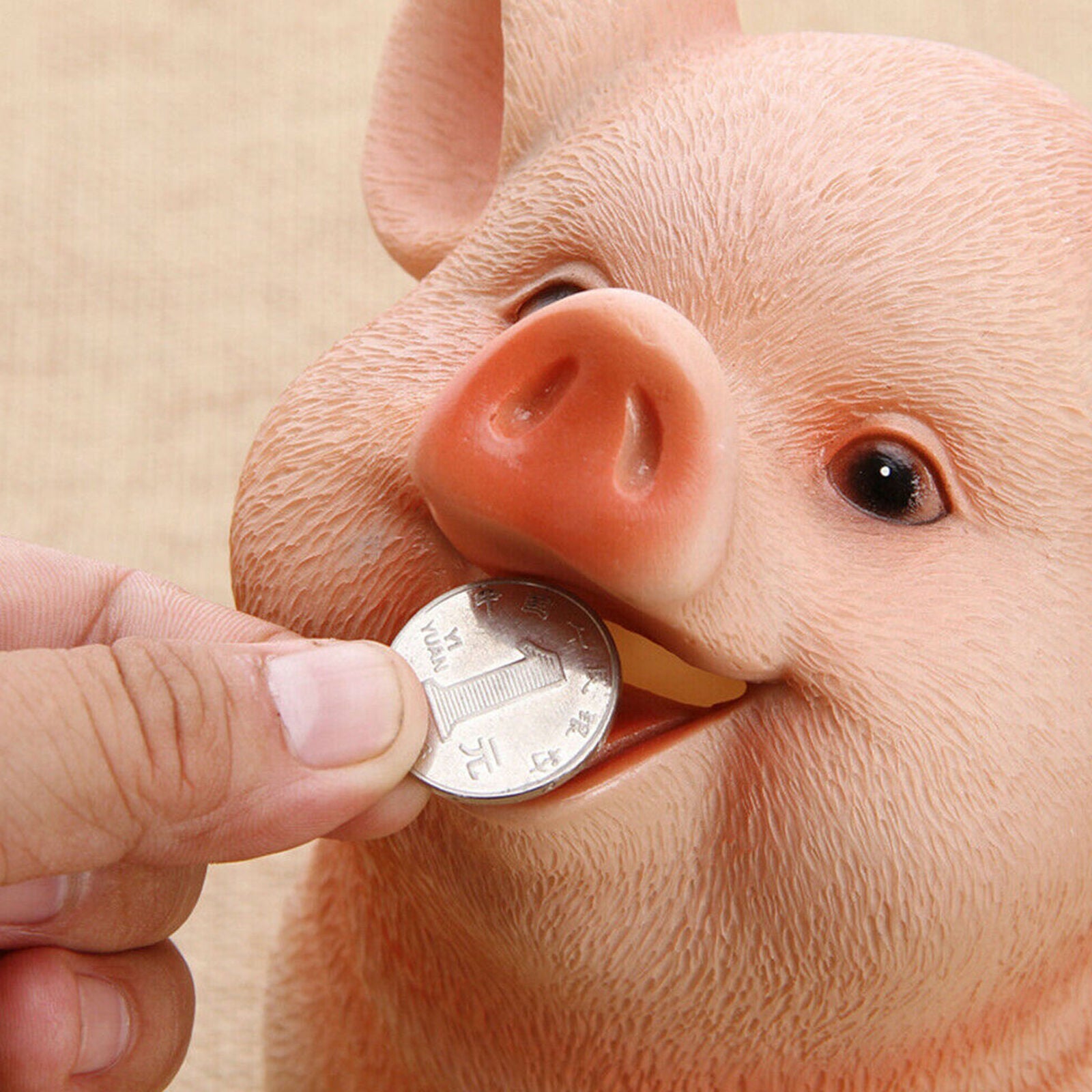 Cartoon Piggy Bank Money Coin Saving Box Pig Shaped Saving Pot for Children Kids