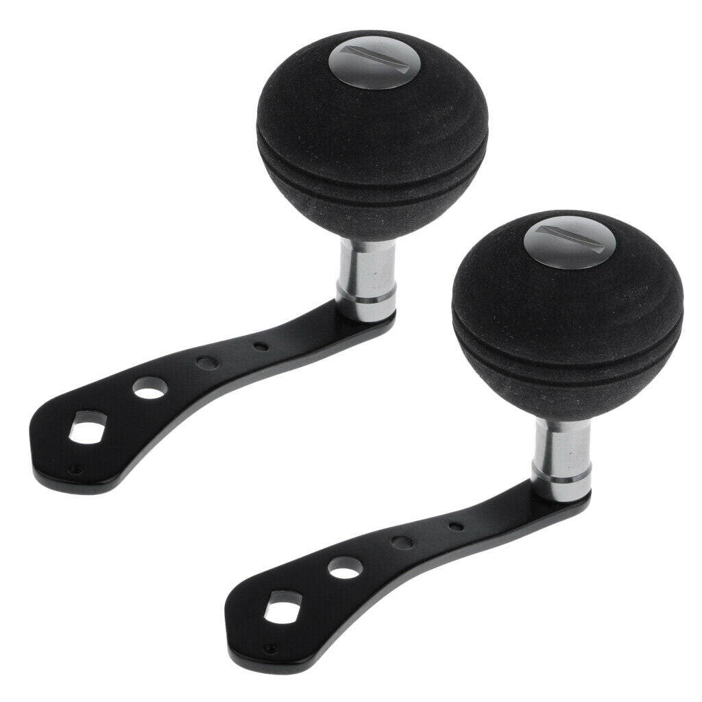 2 Pieces Non-slip Grip, Fishing Reel Handle with Knob DIY for Reel