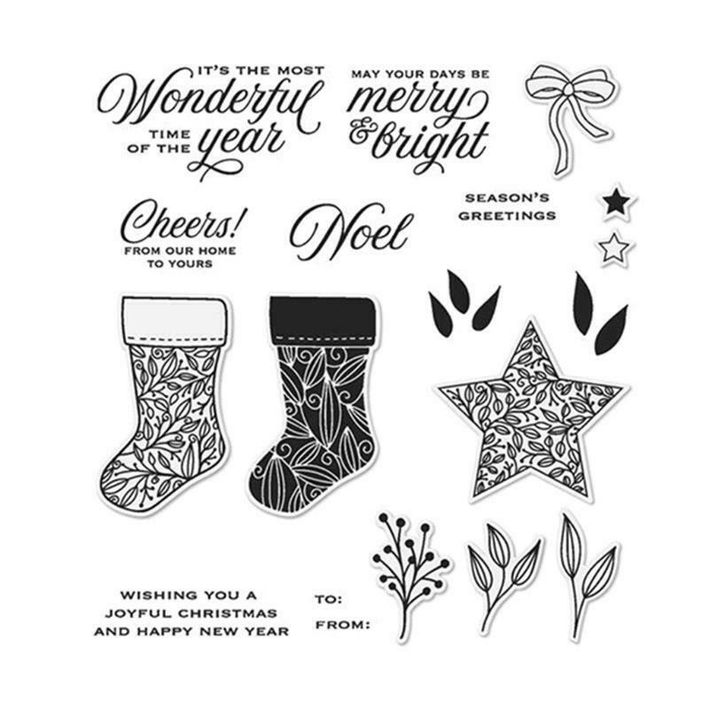 Sock Star Seal Stamp with Cutting Dies Stencil DIY Scrapbooking Embossing Photo