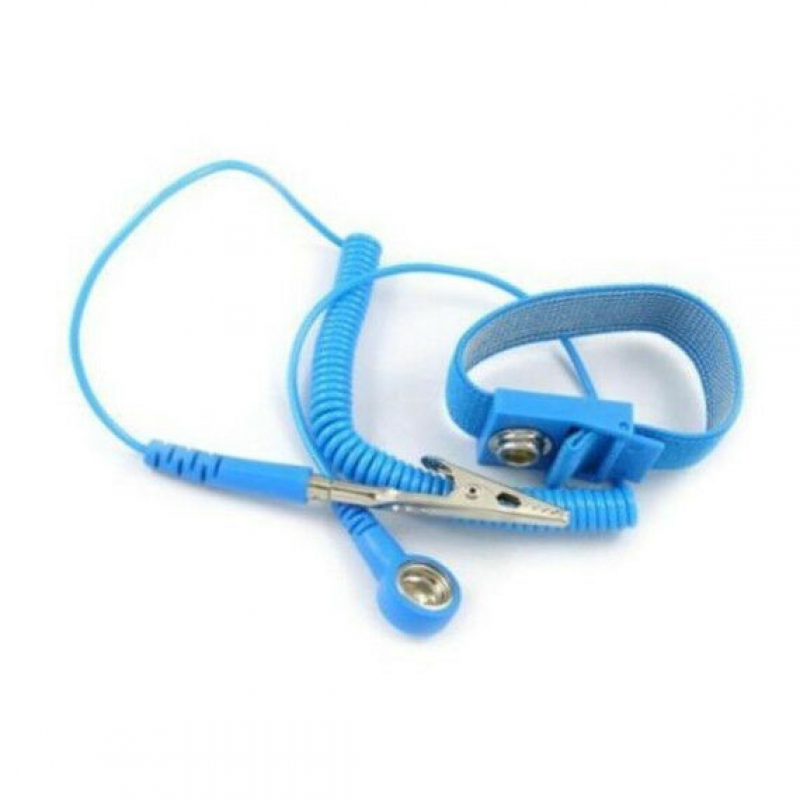 2Pcs 1.8M Discharge Strap Grounding Anti-Static Esd Wrist Strap Industry