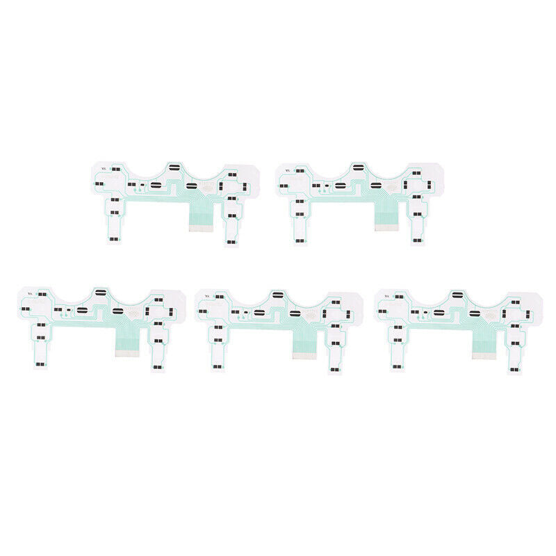 5Pcs Replacement Buttons Ribbon Circuit Board for PS2 Conductive Film Flex CY1