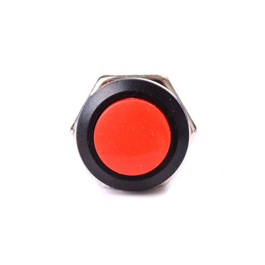 Mini Round Red 5 pcs Momentary On/Off Push Buttons Horn Switch for Car Aut.l8