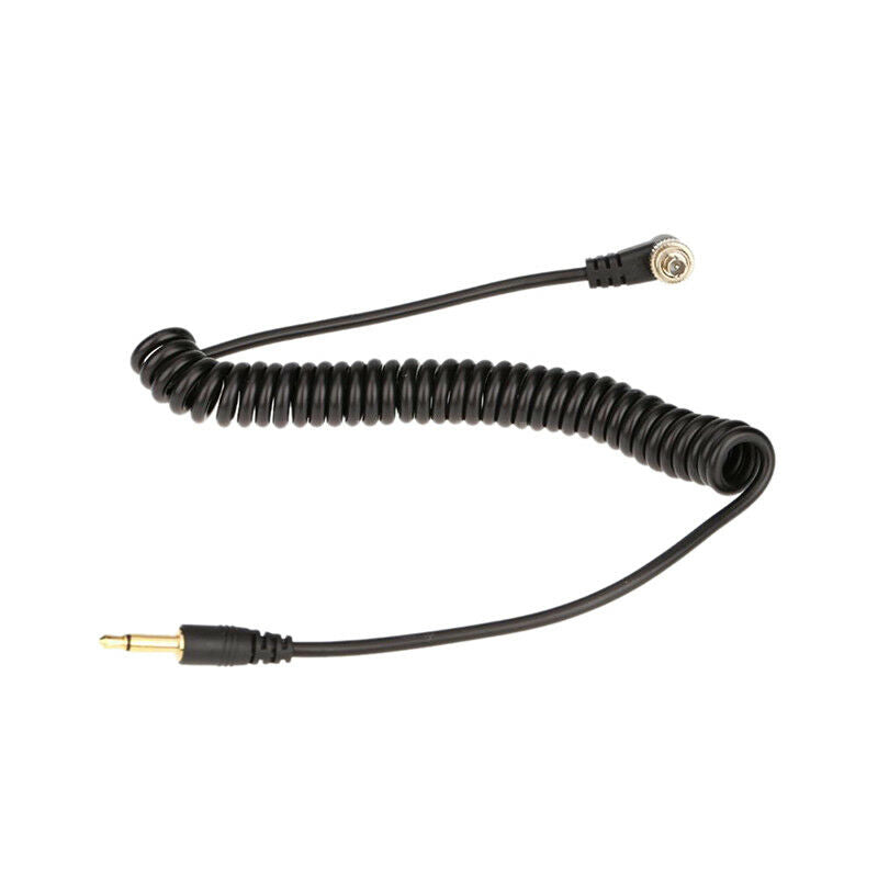 3.5mm to Male PC Flash Sync Cable Screw Lock for Trigger Studio Light  Xz