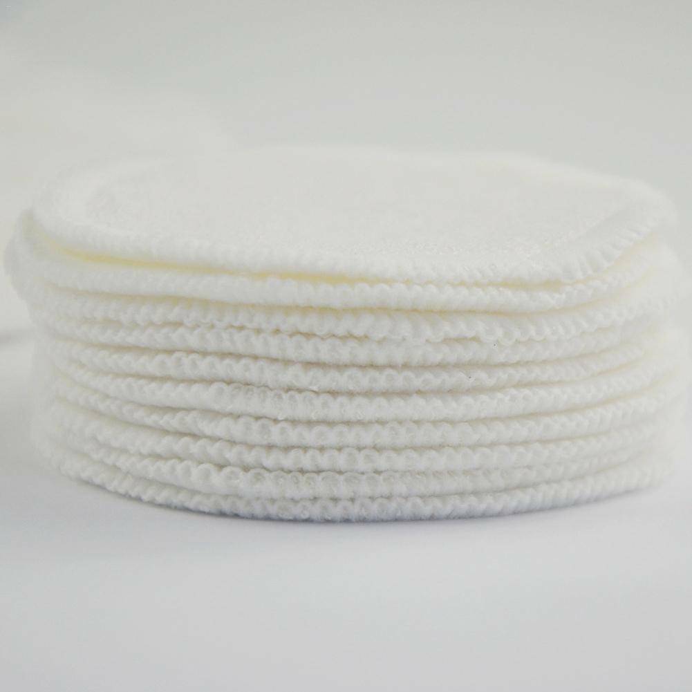 12 x Reusable Facial Cleansing Pad Bamboo Cotton Makeup Remover Pads Face Wipes~