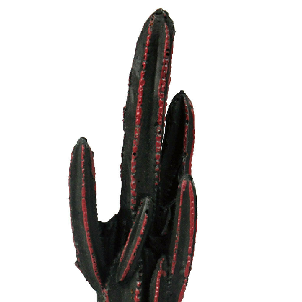 Reptile Ornament Landscaping - Hide Cave Cactus Plant for Lizard Bearded Dragon