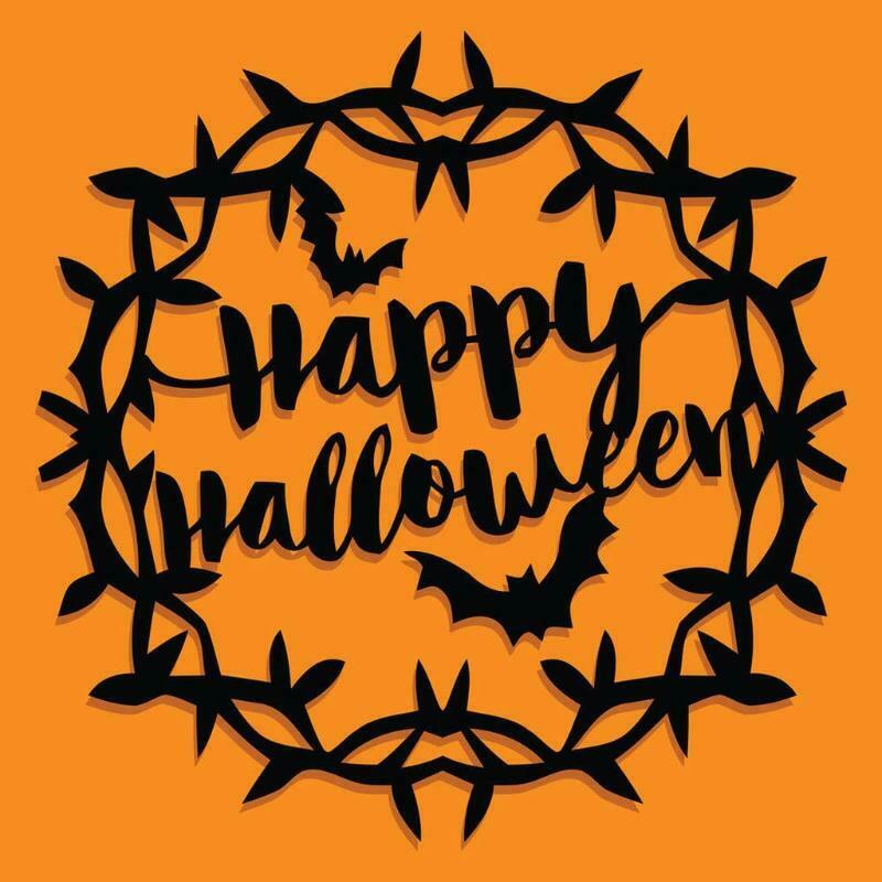 Happy Halloween Metal Cutting Dies Stencil Scrapbook Album Paper Card Template