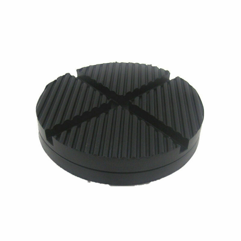 1xCross Slotted Frame Rail Floor Jack Disk Rubber Pad for Pinch WeldSide JackPad