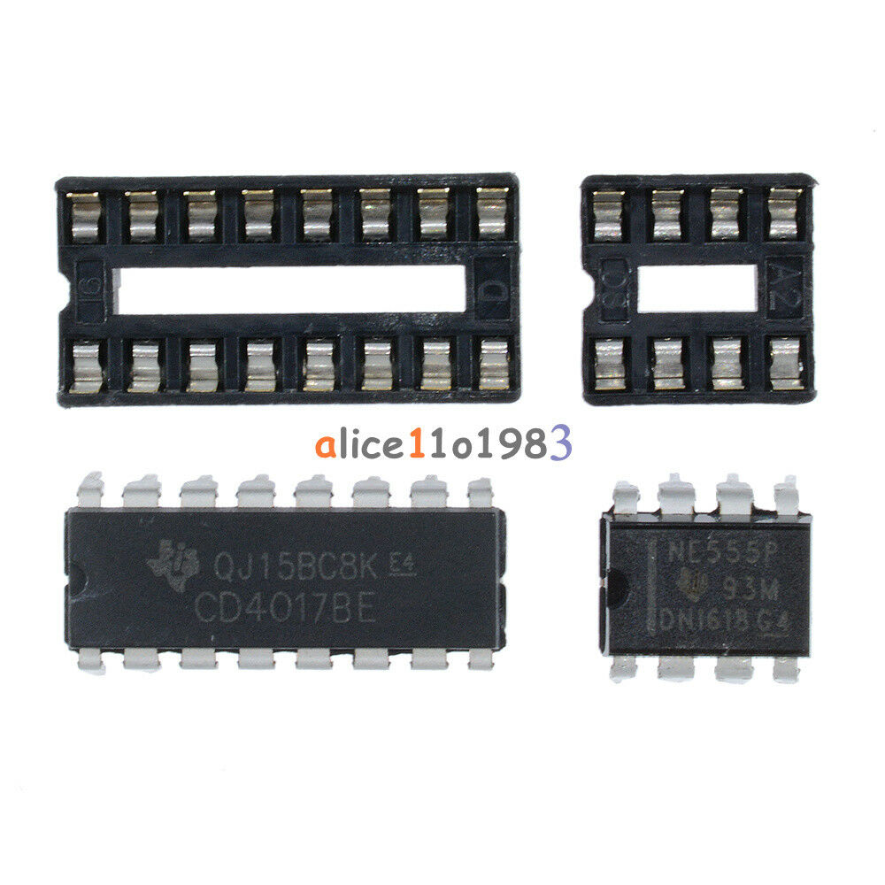 5PCS NE555+CD4017 Light Water Electronic DIY Kits Electronic Water-lamp Module