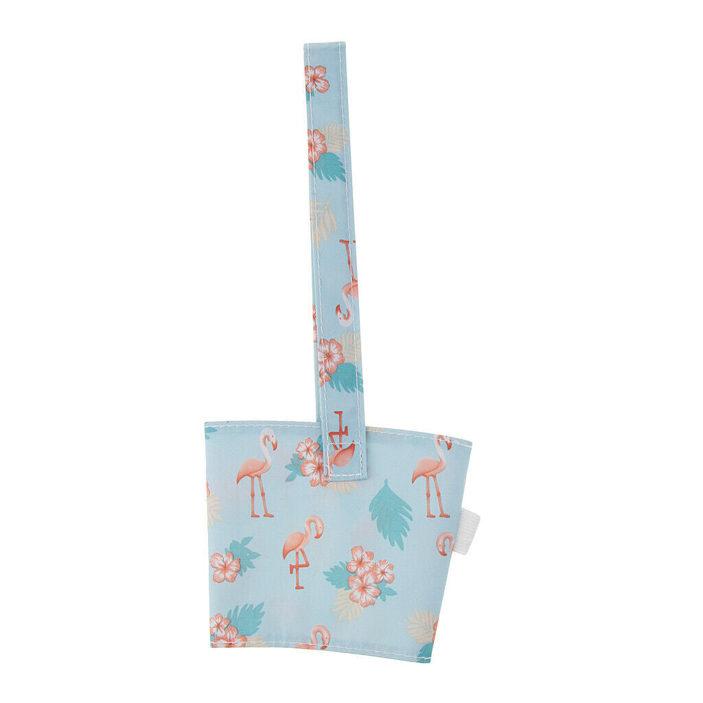 Women's Cute Water Bottle Tote Carrier Cover Bag Holder Drink Case Green