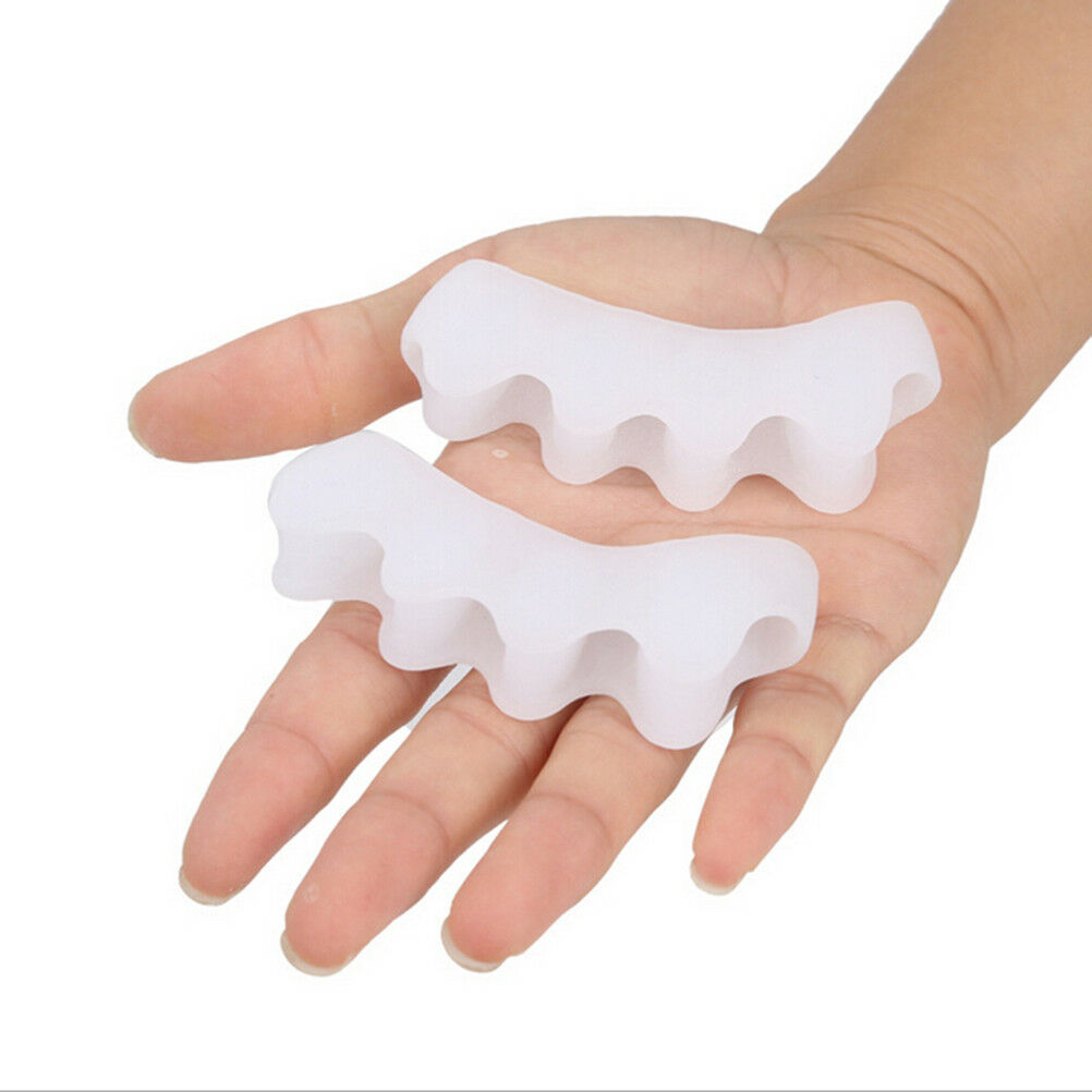 1Pair Gel Toes Separators Orthotics Stretchers Align Correct Overlapping T.l8