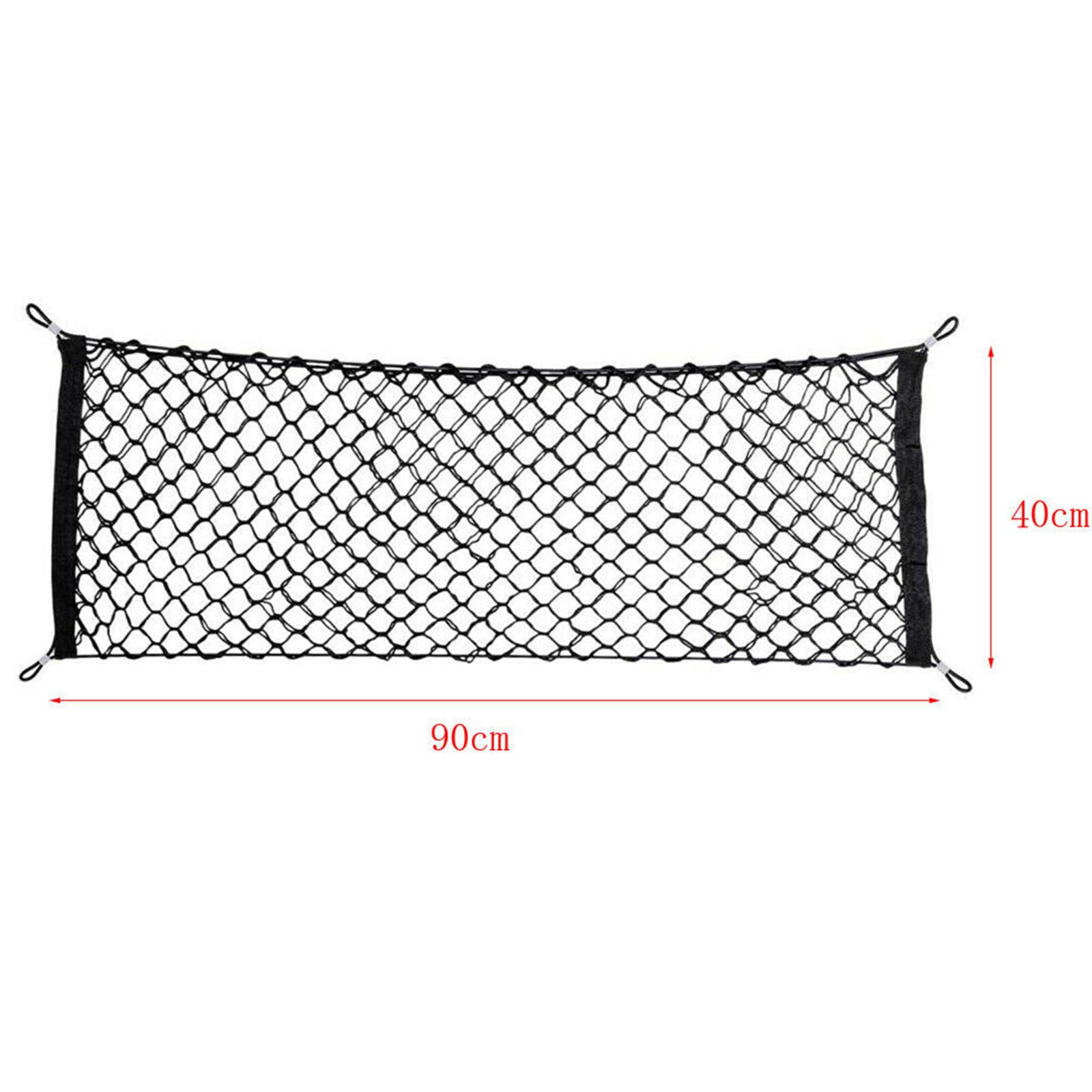 1x Car Interior Trunk Rear Cargo Organizer Storage Net Elastic Accessories Nylon