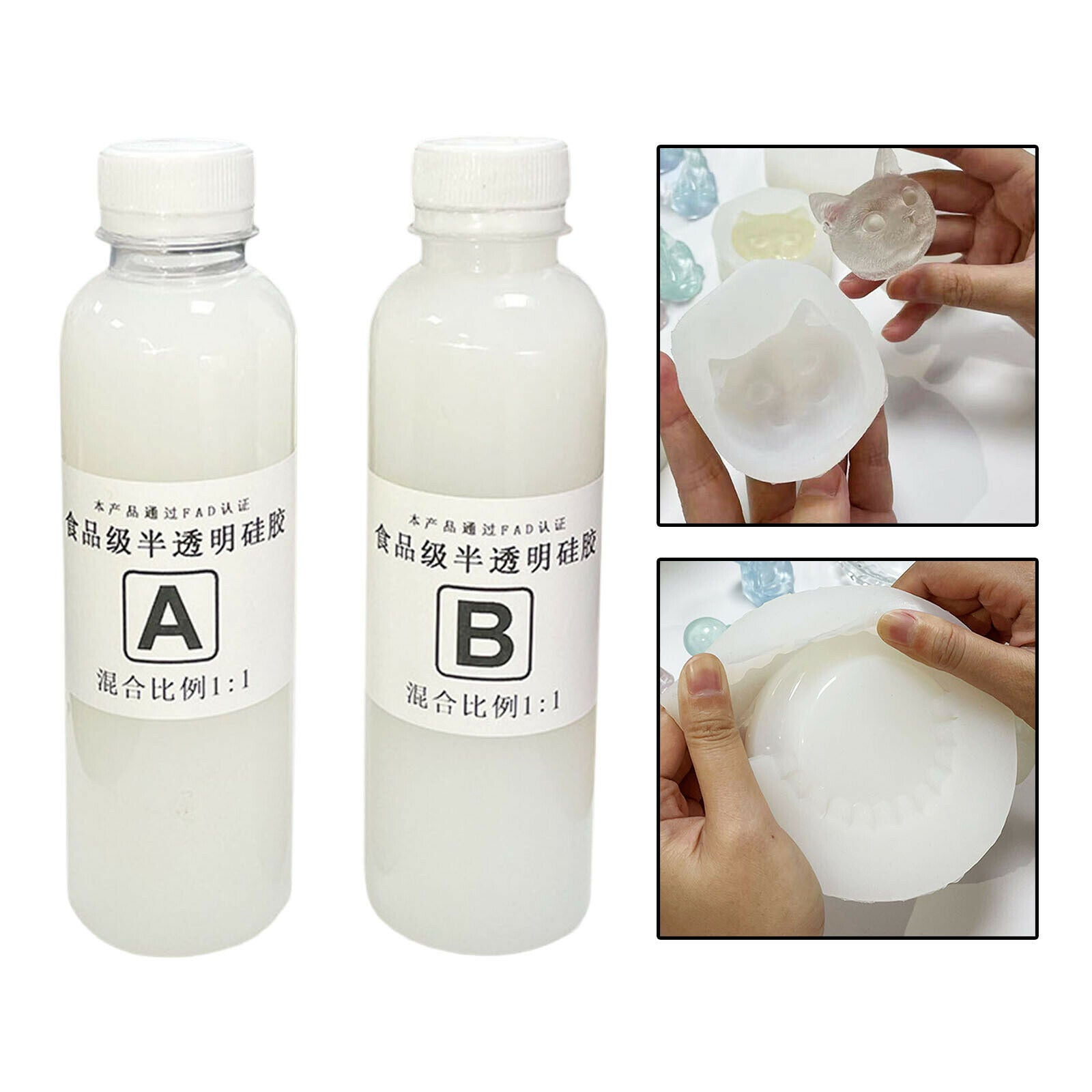 Silicone Molds Make Liquid Translucent Silicone Rubber for Silicone