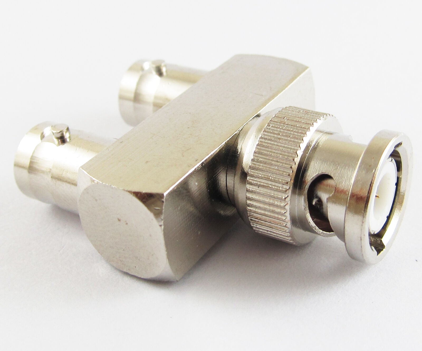 10pcs Nickel Plated Brass BNC Male to 2X BNC Female 3 Way Y RF Adapter Connector