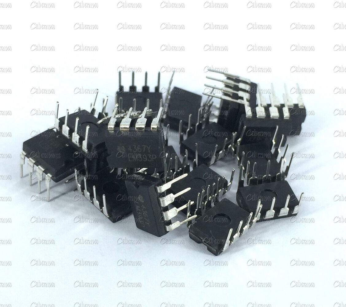 50PCS LM393P LM393N LM393 DIP-8 ST/TI/NS IC NEW