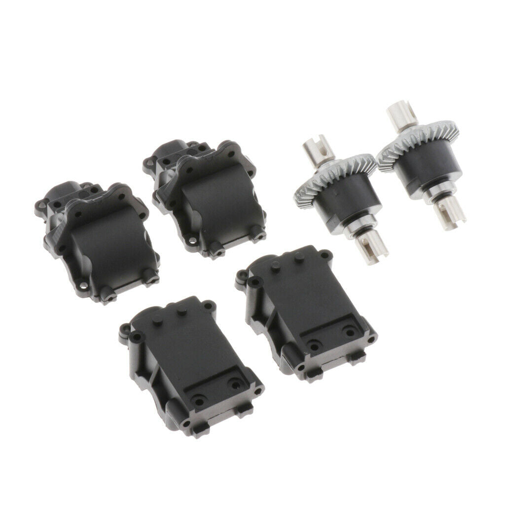 14th 2Pcs Differential Gears + 2Pcs Box Cover Replacement Set for 144001