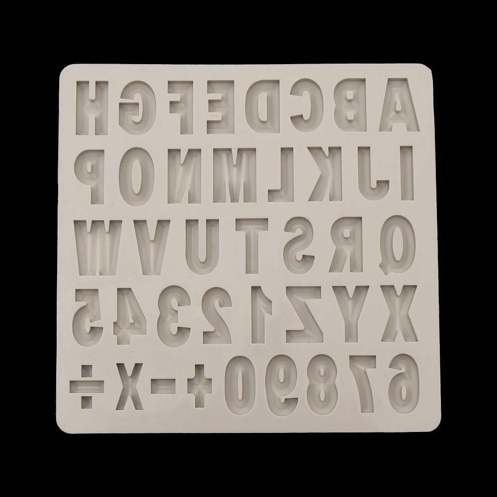 Number Fondant Cake Letter Mold Silicone Decorating Tools Baking Accessories