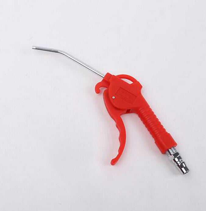 Air Blow Gun 4" NPT Angle Duster 1/2" Rubber Tip tool Nozzle Pistol Grip Safety