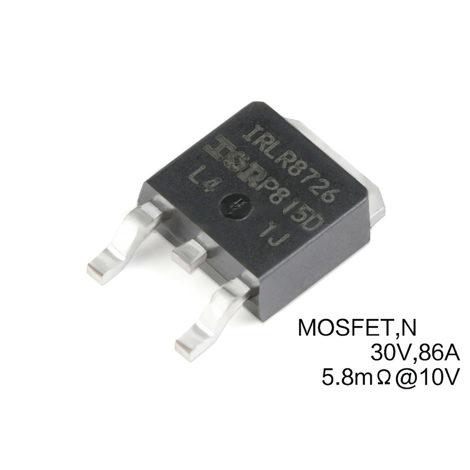 5Pcs IRLR8726TRPBF Transistor TO-252-3 N-Channel 30V/86A SMD Power MOSFET