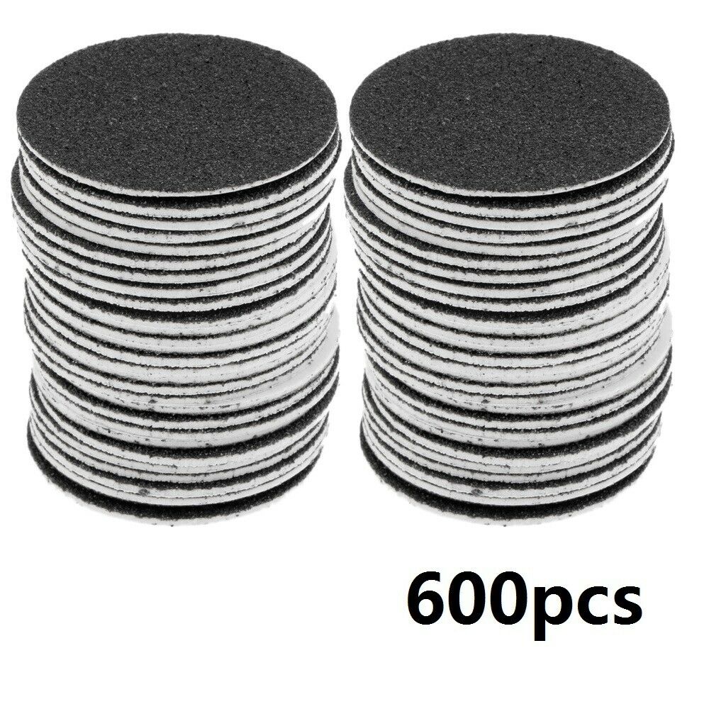 600pcs Replacement Sandpaper Discs Pad For Electric Foot File Callus Remover