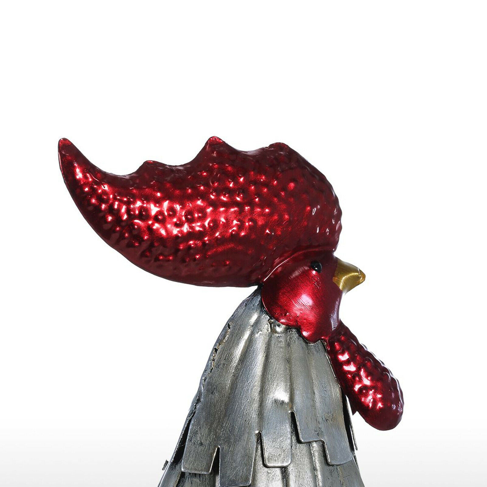 Carved Rooster Statues Sculpture Handicraft Decor Furnishing Crafts Artwork