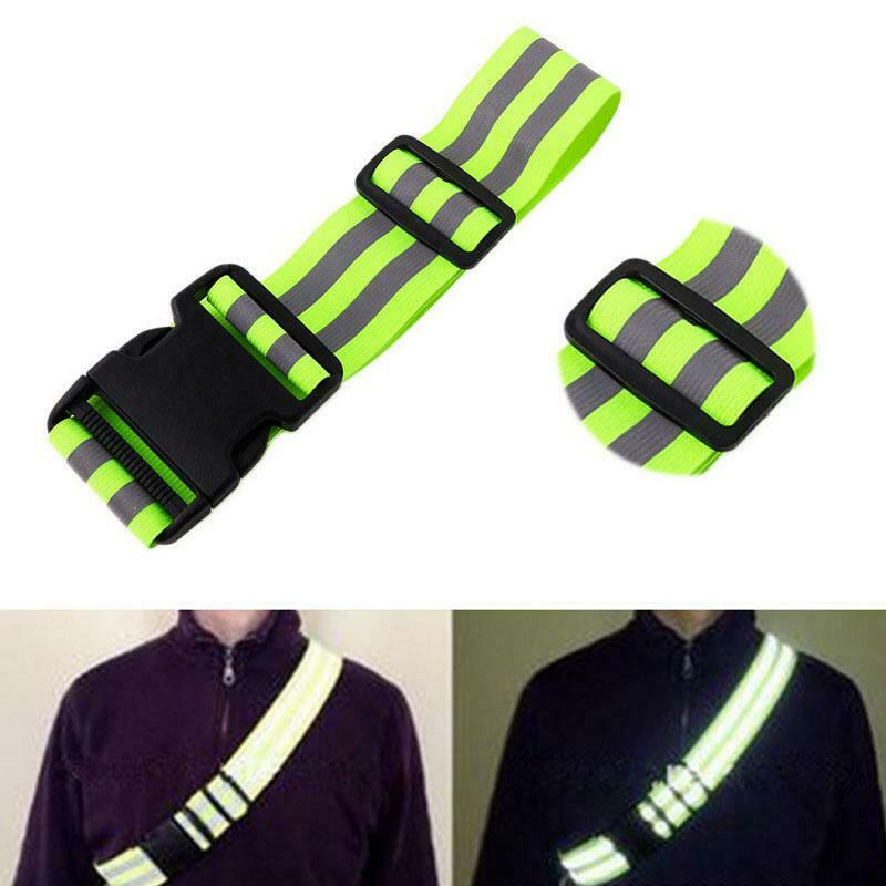 High Visibility Reflective Safety Security Belt For Night Running Walking Biking