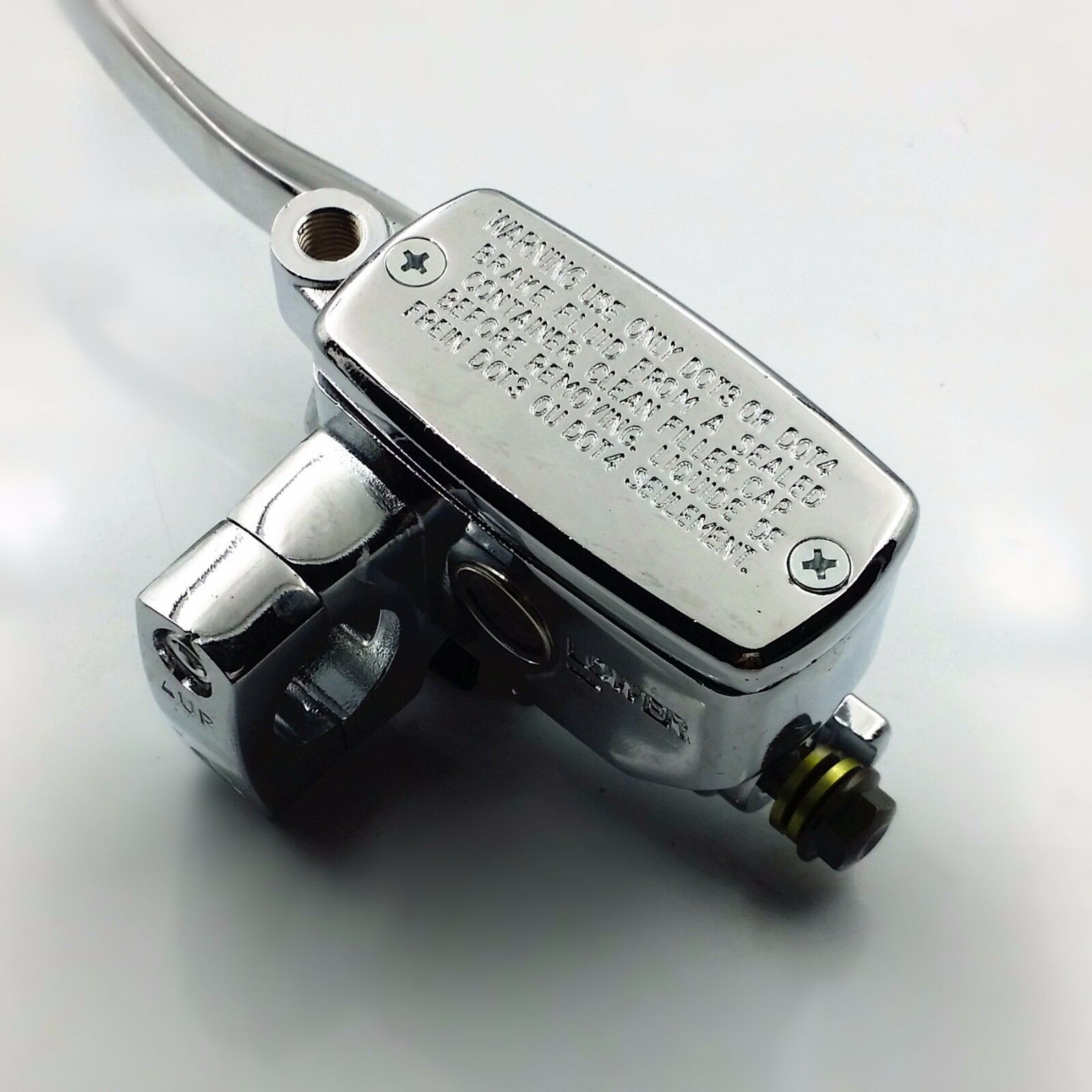 1" Handlebar Left Hydraulic Clutch Reservoir Master Cylinder Motorbike CB Custom