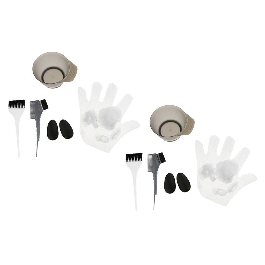 2 Pcs. Premium Coloring Bowl with Coloring Brush for Hairdressing Salon,