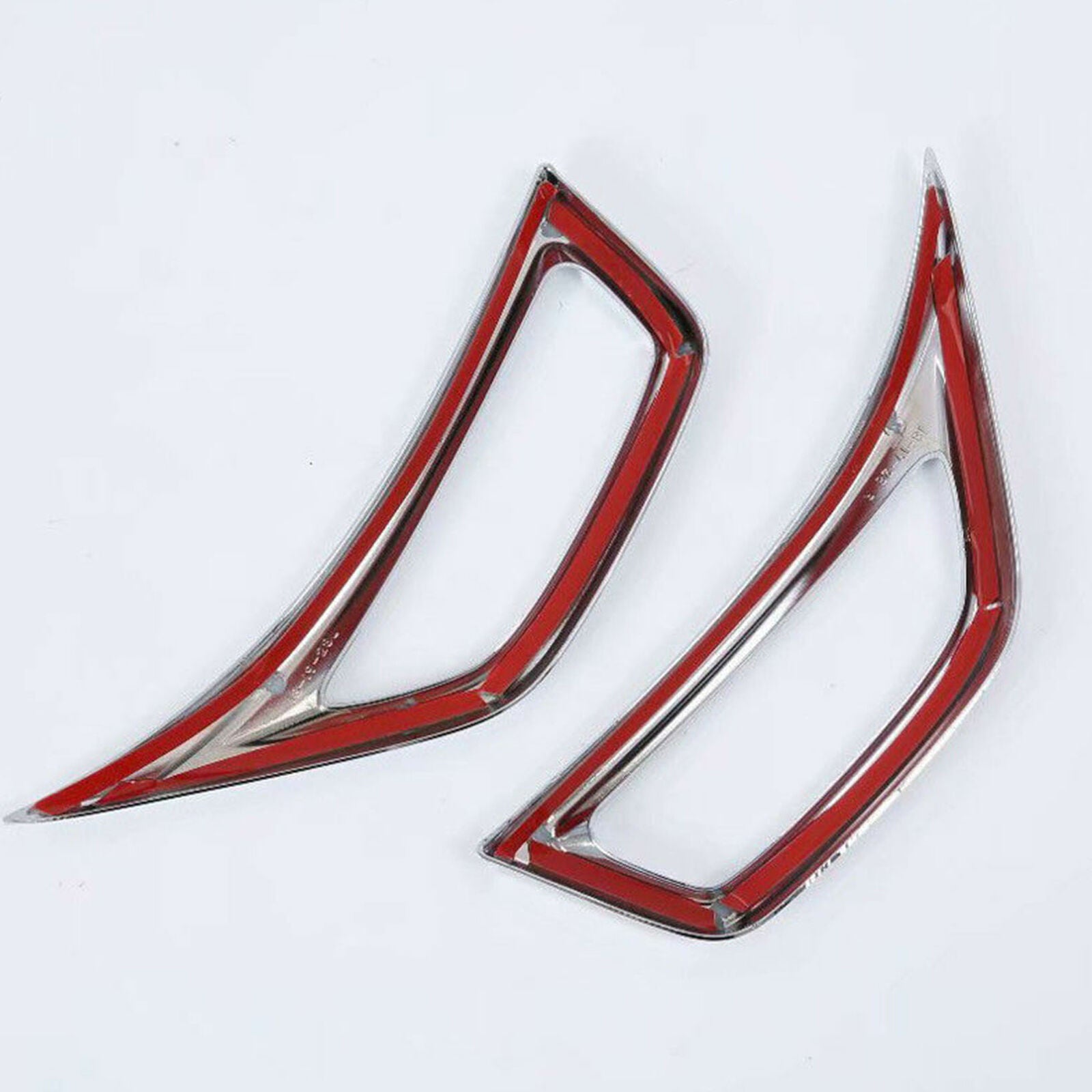 For Jeep Wrangler JL 2018- 2020 Chrome Side Door Air Vent Fender Cover Trim 2pcs