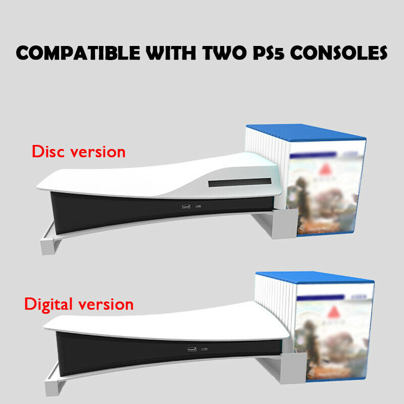 For PS5 Game Console Display Game Machine Horizontal Bracket Base Storage Holder