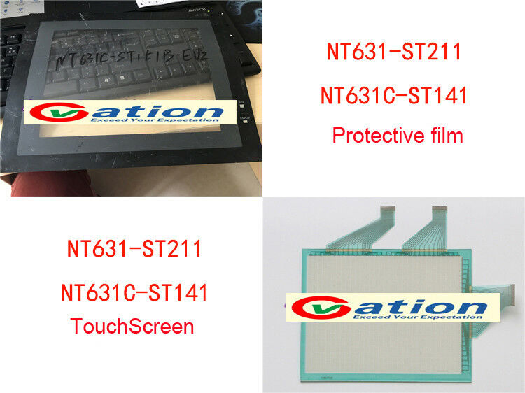 for  Omron NT631C-ST141/ST141B-V2/EV2/EKV1Touch Screen Glass + Protective film