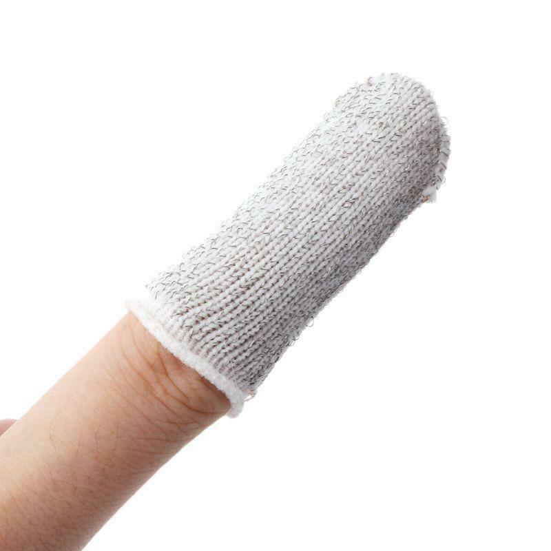 1Pair Mini Breathable Sweatproof Mobile Finger Stall Ultra Thin Finger Cots Game