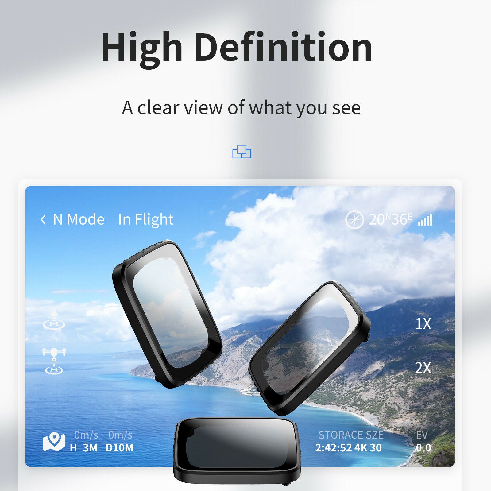 Filter Kit Filter Combo Camera Lens for DJI Mavic Air2S Drone Accessories