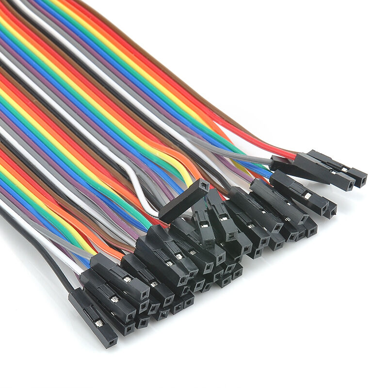 40Pcs 20cm Female to Female Dupont Wire Jumper Cable for Arduino Breadboard