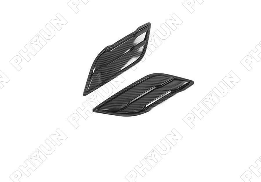 For 2015-2020 Ford F150 Fender Air Vent Outlet Cover Trim Kit Carbon Fiber Style