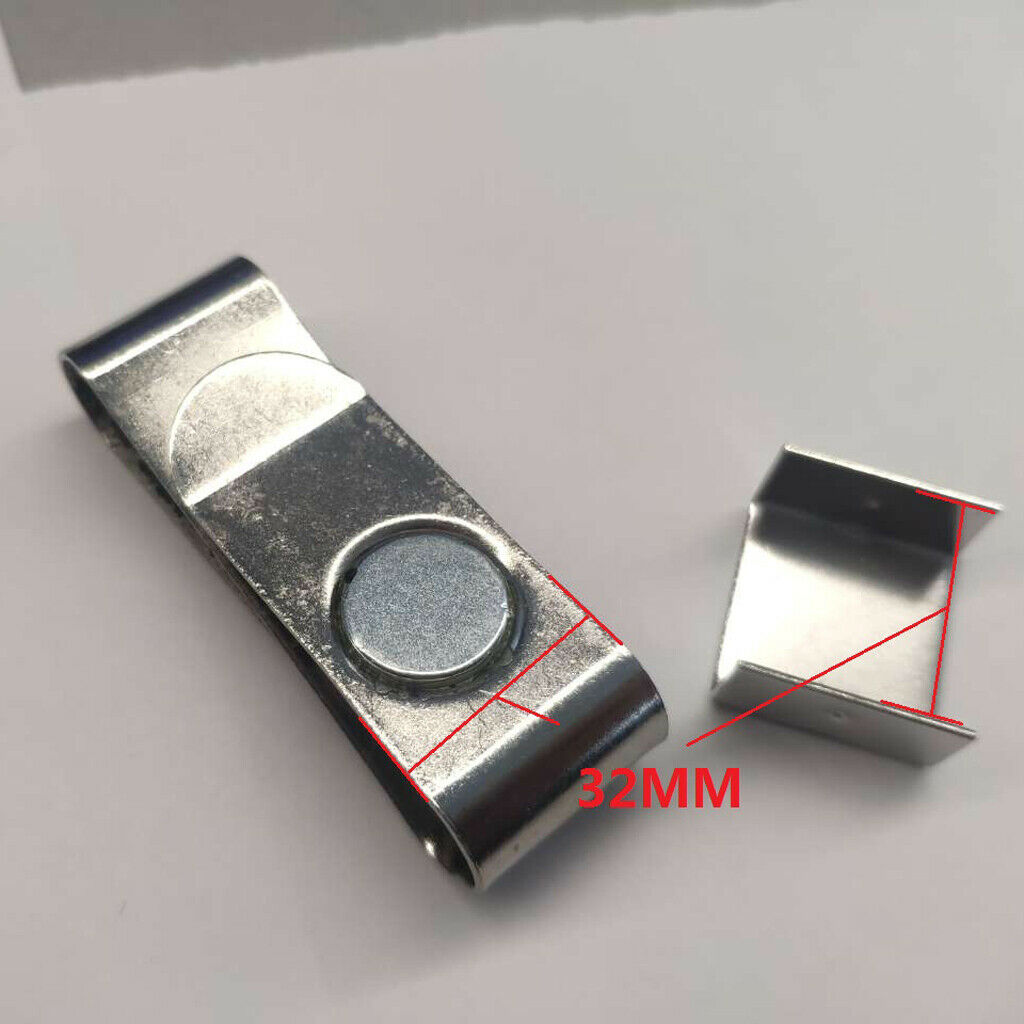 Stainless Steel Pool Chalk Holder Belt Clip For Snooker/Billiard