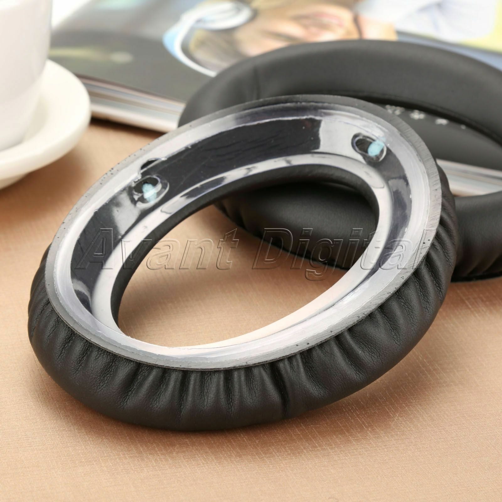 Black Replacement Headphones Earpads Foam Ear Pads Cushion Easy Installation