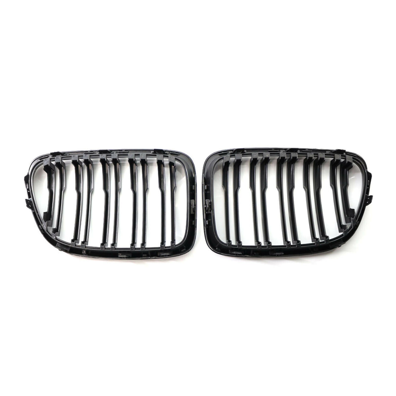 2x Front Grille Compatible with BMW X1 E84 11-16 Replacement Parts Acc