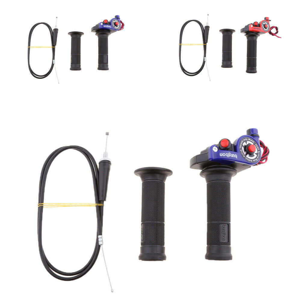1 Pair For 125 140 150cc Motor Pit Bike Quick Action Twist Throttle Grip Cable