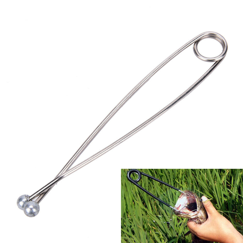 18cm Fishing Accesories Piler Opener Metal Lip Fish Gripper Fishing Lure Tool、DD