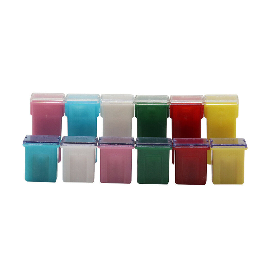 Mini 10 Cell LOW PROFILE Fuses Assortment Kit for Car, Truck, SUV, Boat