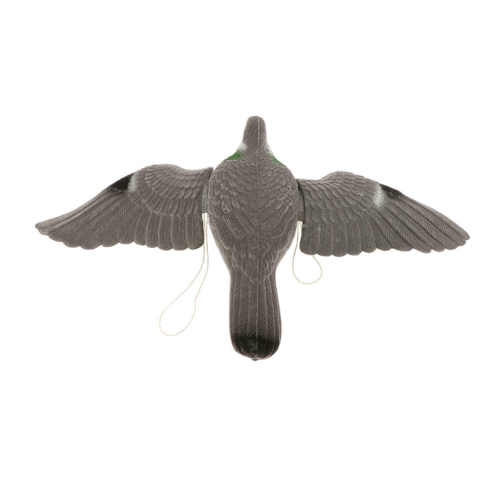 Garden Realistic Pigeon Bird Scarer Pest Control Hunting Decoy Decor Statue